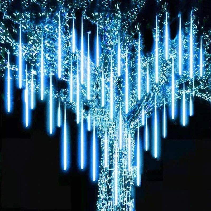 Outdoor Lighting Uk - 방수 유성우 비 LED 스트링 조명,