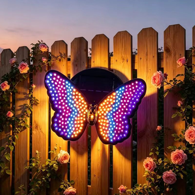 Color Changing Outdoor - 내구성 방수 태양 LED 야외 벽