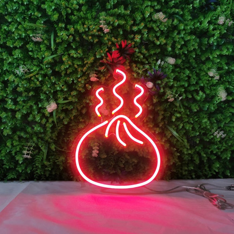 Outdoor Lighting Bunnings - 미니 만두 네온사인 맞춤 네온사인 중식