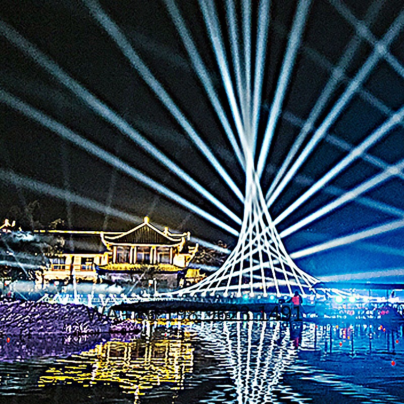Outdoor Lighting Event - 야외 RGB 애니메이션 프로젝터 무대 스트로브