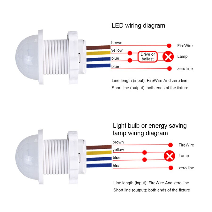 Outdoor Lighting Motion Sensor - PIR 모션 센서 감지기 스마트 스위치