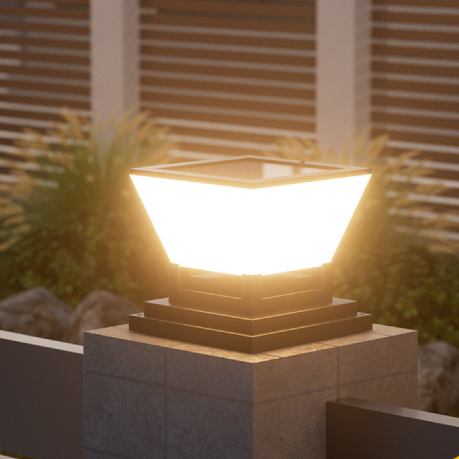 Outdoor Lighting Ip65 - 태양광 기둥 조명 방수 태양광 울타리