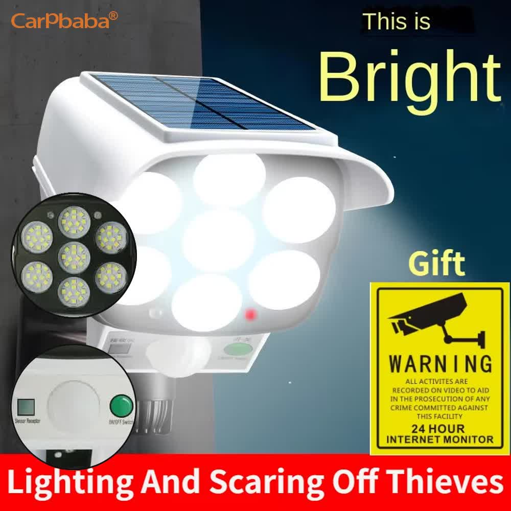 Outdoor Lighting Motion Sensor - 야외 태양광 모션 센서 보안 모형