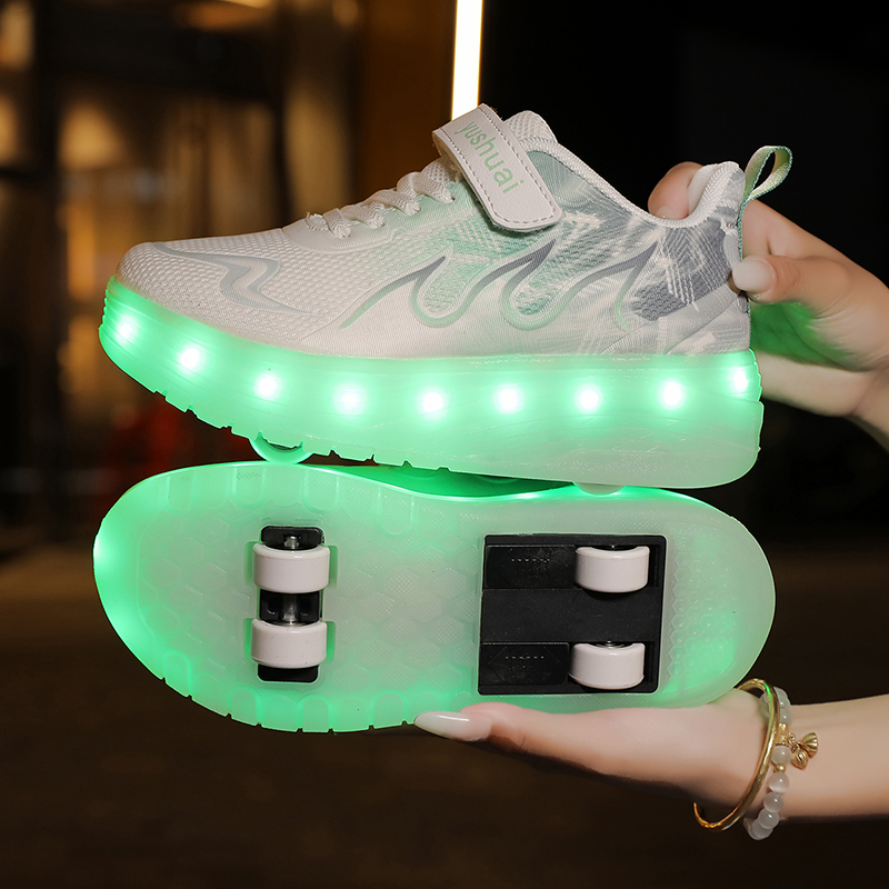 청소년용 롤러 슈즈 LED 조명 고품질 야외 캐주얼 풀 - Outdoor Lighting Quality 리뷰 및 가격