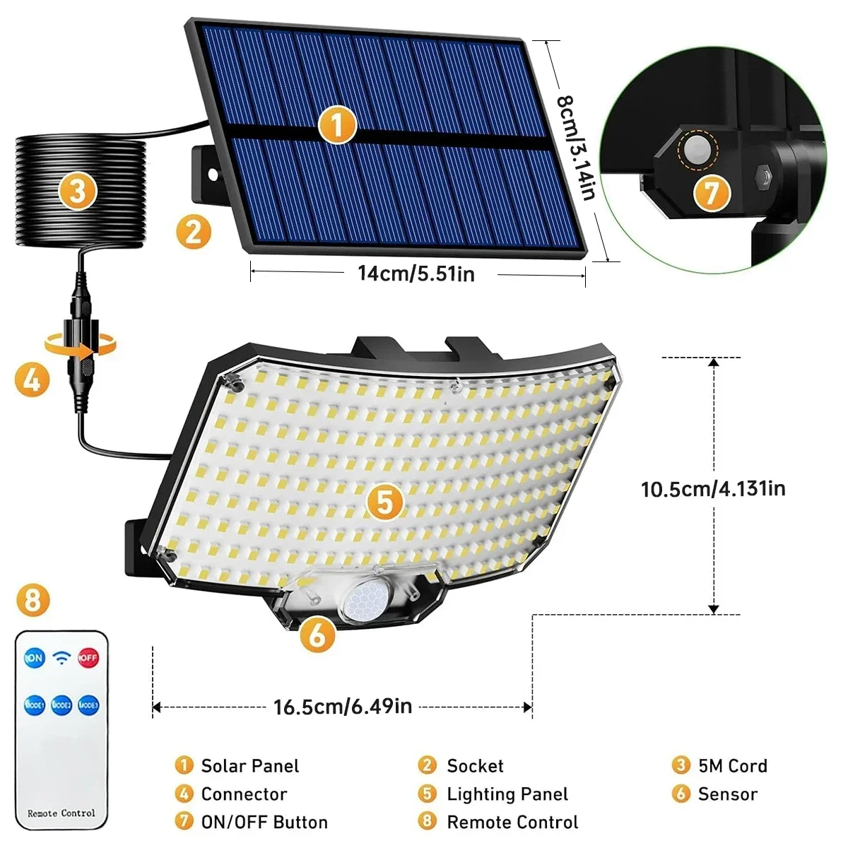 234LED 태양광 야외 조명 모션 센서 슈퍼 브라이트 - Outdoor Lighting Motion Sensor 리뷰 및 가격