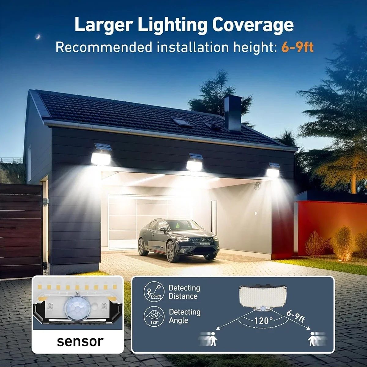 234LED 태양광 야외 조명 모션 센서 슈퍼 브라이트 - Outdoor Lighting Motion Sensor 리뷰 및 가격