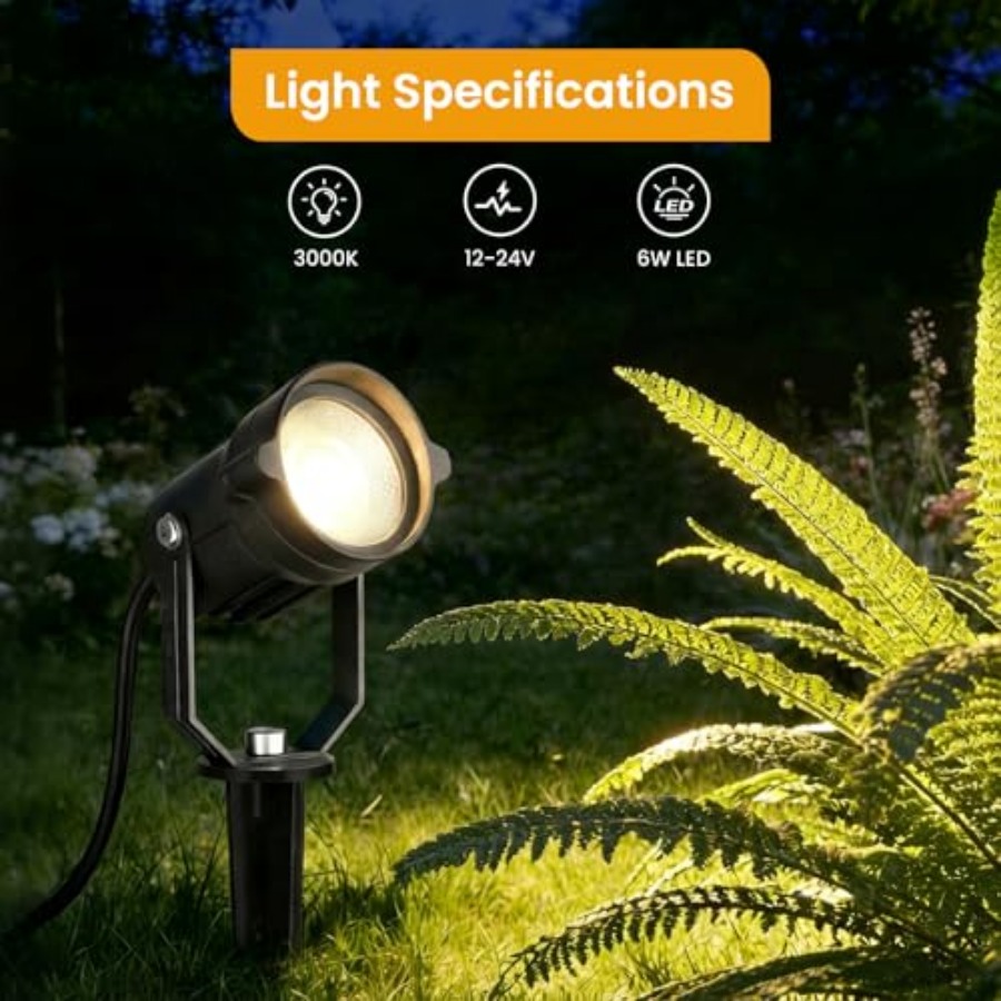 조경 조명 키트 저전압 조경등(황혼에서 새벽까지 작동) - Outdoor Lighting Kit With Transformer 리뷰 및 가격