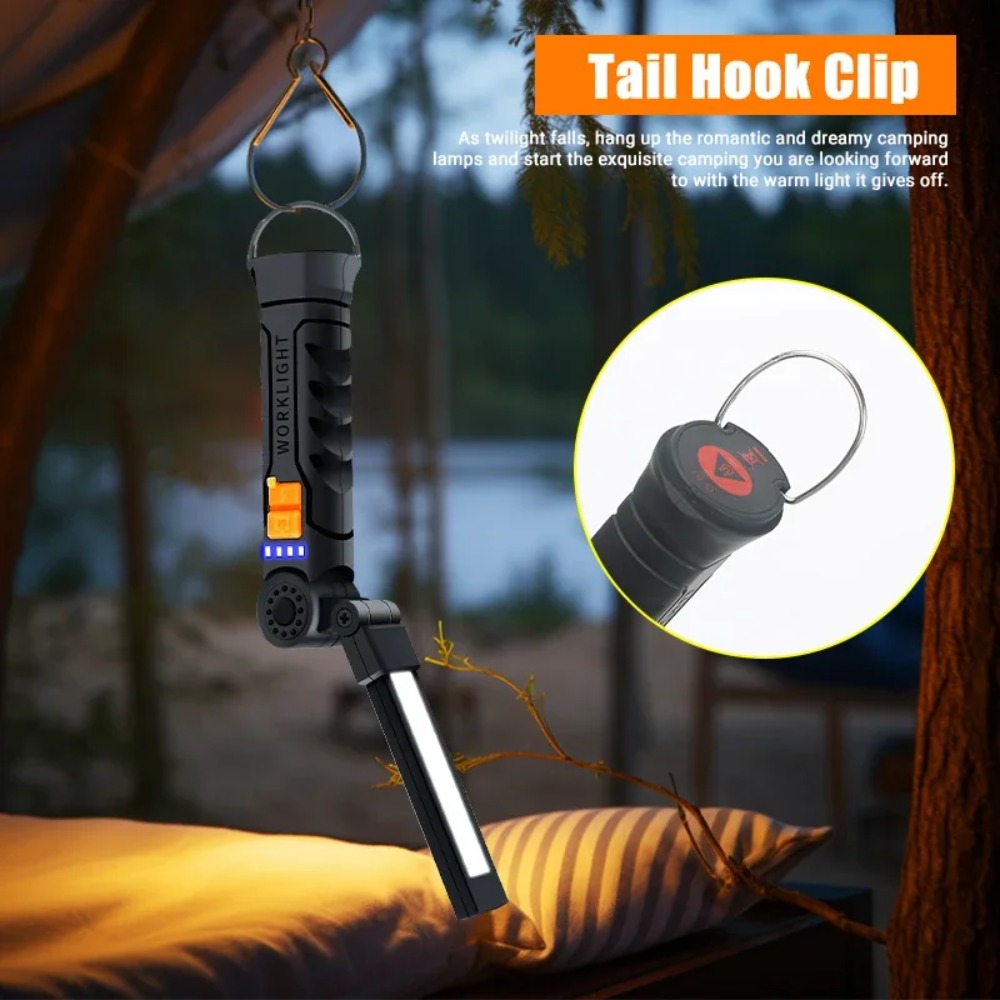 야외 캠핑을 위한 내장 배터리가 있는 자기 비상 작업  - Outdoor Lighting Guide 리뷰 및 가격