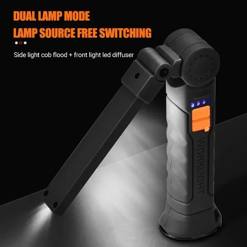 휴대용 COB LED 손전등 USB 충전식 작업등 내장 - Outdoor Lighting Guide 리뷰 및 가격
