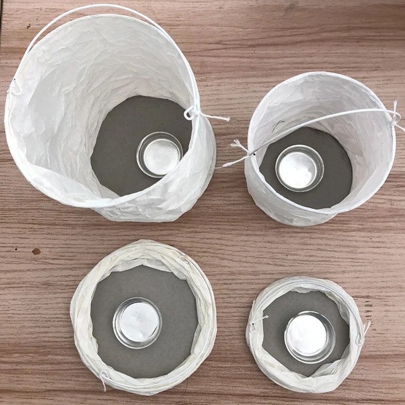 최고 품질 4pcs DIY 흰색 직선 종이 랜턴 조명  - Outdoor Lighting Event 리뷰 및 가격