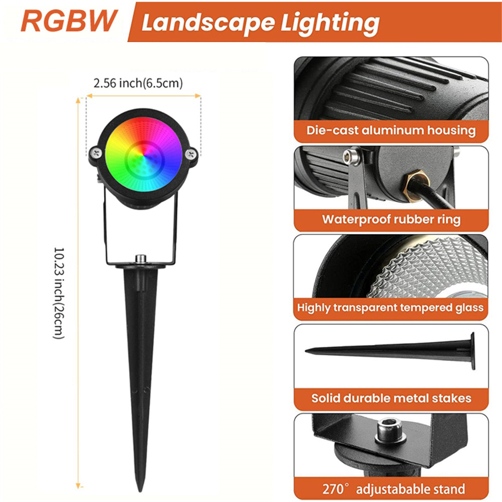 RGBW 조경 조명 10W 리모컨 포함 스포트라이트 1 - Outdoor Lighting Ip65 리뷰 및 가격