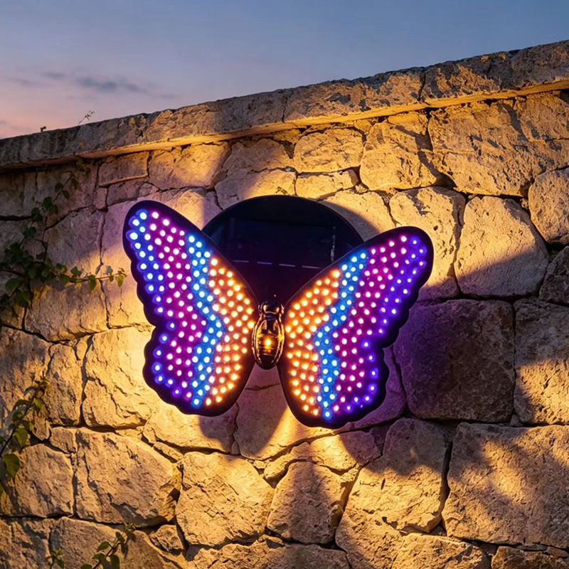 내구성 방수 태양 LED 야외 벽 조명 색상 변경 빛나 - Color Changing Outdoor 리뷰 및 가격