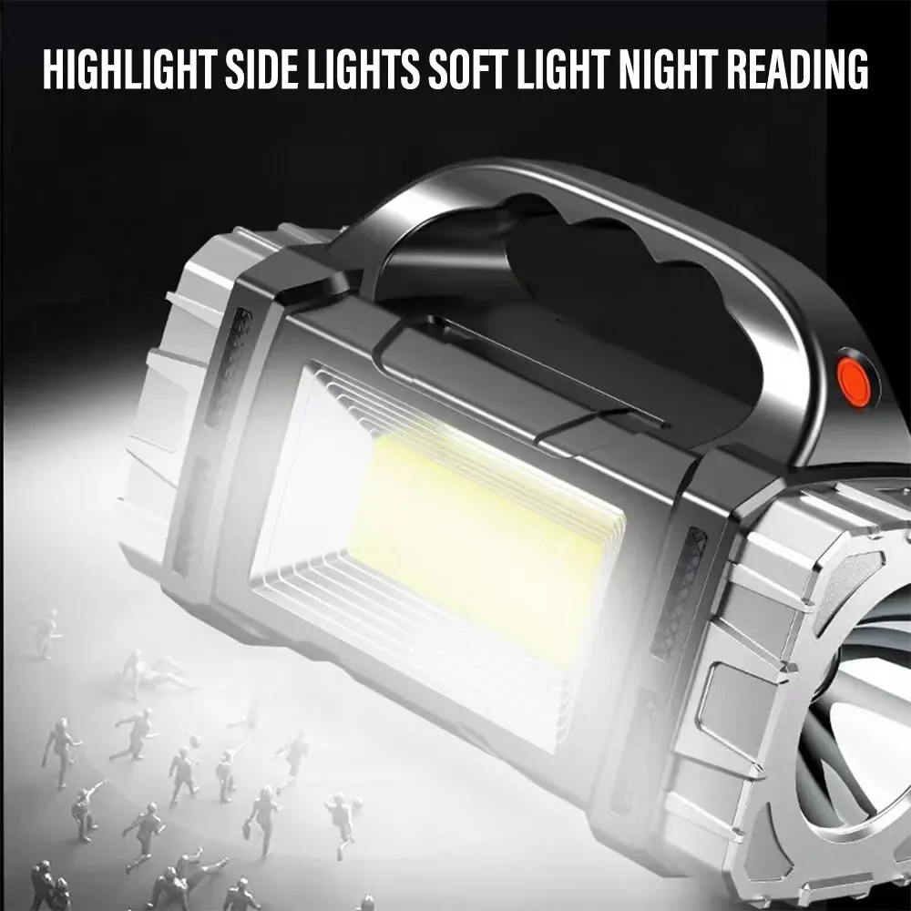 새로운 업그레이드 충전식 고출력 태양광 LED 손전등, - Outdoor Lighting Quality 리뷰 및 가격