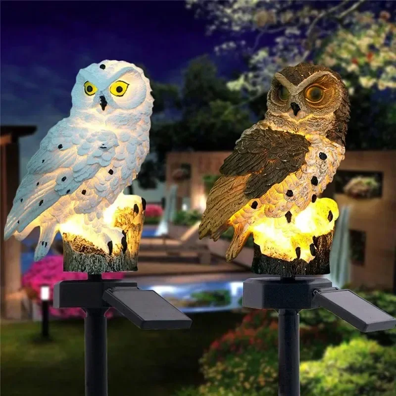 태양광 올빼미 조각상 정원등 LED 방수 야외 장식 ( - Outdoor Lighting Quality 리뷰 및 가격