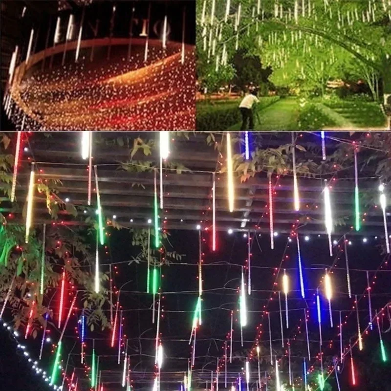 30cm /50cm 방수 유성우 비 8 튜브 LED 문 - Outdoor Lighting Event 리뷰 및 가격