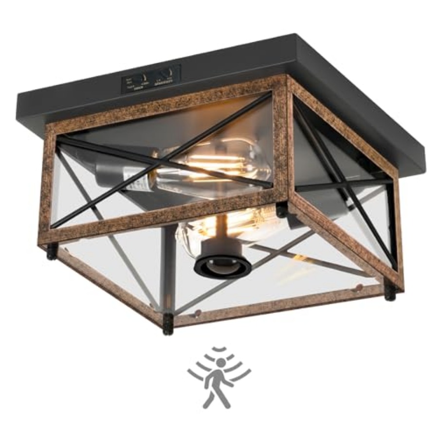 모션 센서가 있는 실외 천장 조명, 플러시 마운트 현관 - Outdoor Lighting Motion Sensor 리뷰 및 가격