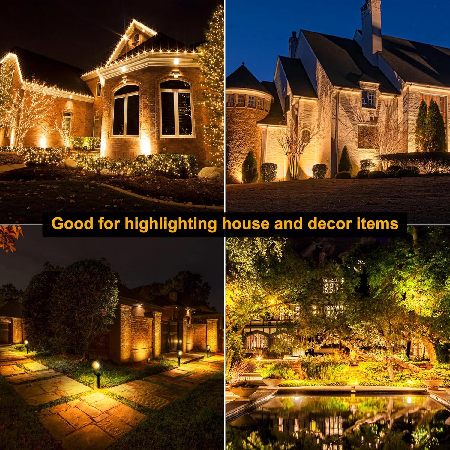 4/6/8LEDS 3000K 야외 스포트라이트 풍경 I - Outdoor Lighting Uk 리뷰 및 가격