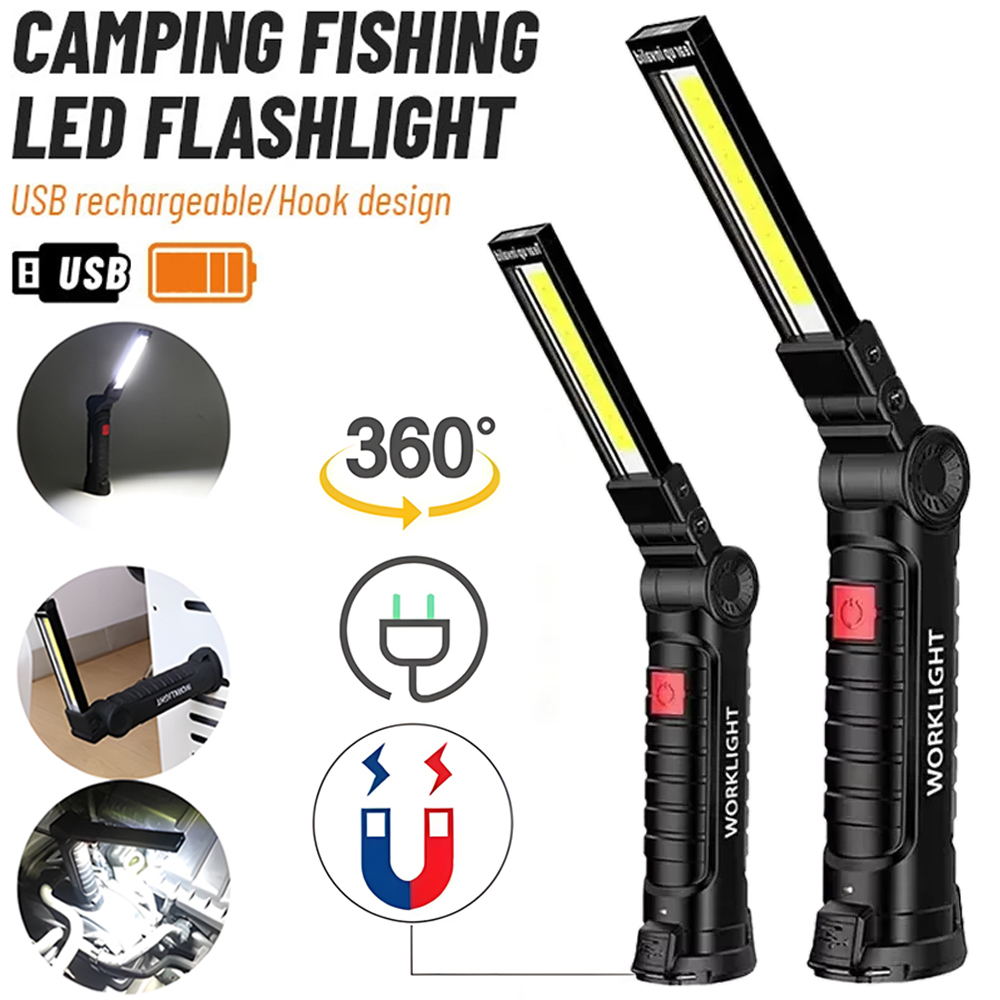 자석, 후크 360이 포함된 LED COB 손전등 US - Outdoor Lighting Guide 리뷰 및 가격