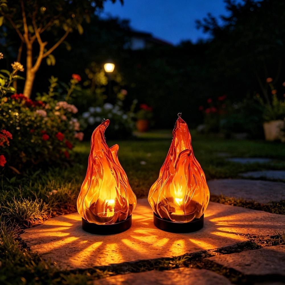 태양열 불꽃 모양 걸이형 랜턴 조명 IP65 방수 깜빡 - Outdoor Lighting Ip65 리뷰 및 가격