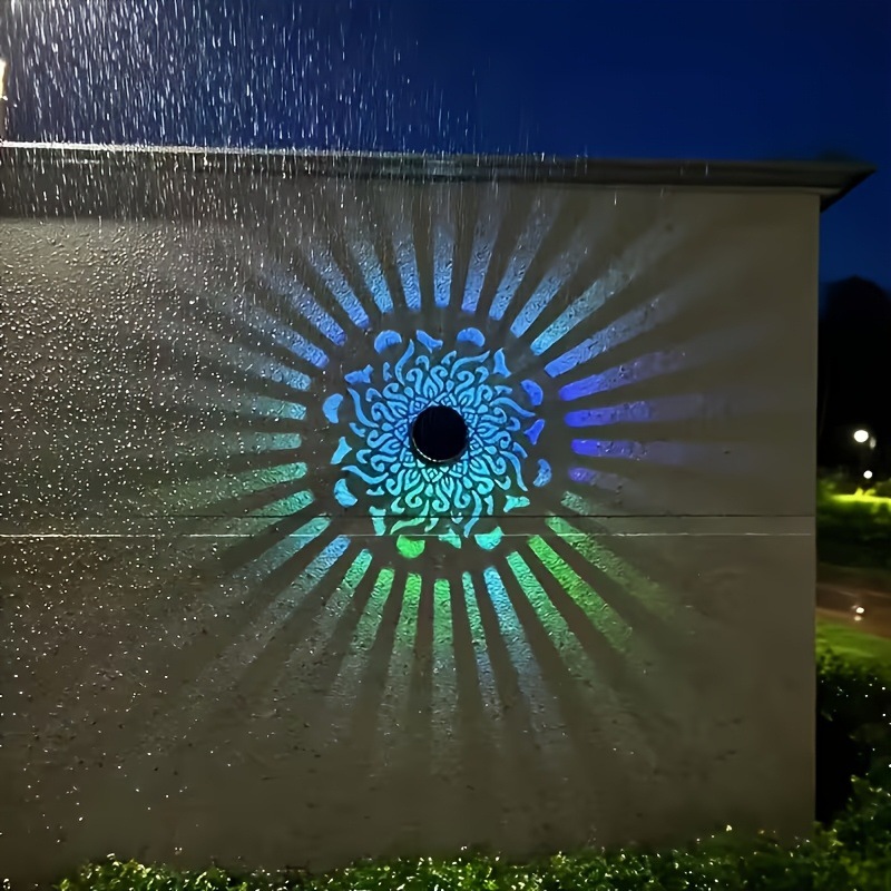 태양광 LED 벽등 만다라 프로젝션 랜턴 방수 야외 마 - Outdoor Lighting On House 리뷰 및 가격
