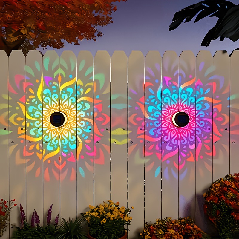 태양광 LED 벽등 만다라 프로젝션 랜턴 방수 야외 마 - Outdoor Lighting On House 리뷰 및 가격