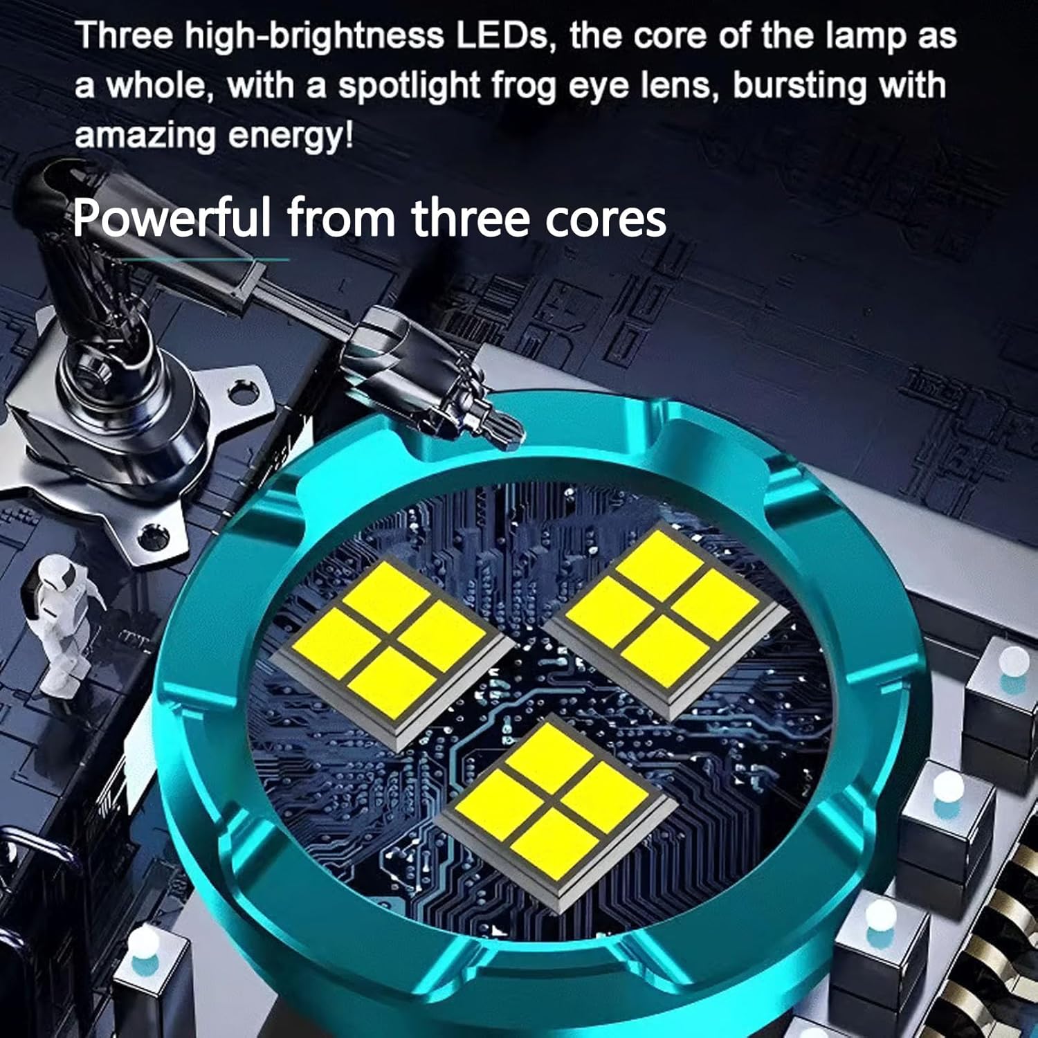 고출력 전술 플래시 라이트 3LED 미니 키체인 토치  - Outdoor Lighting Quality 리뷰 및 가격