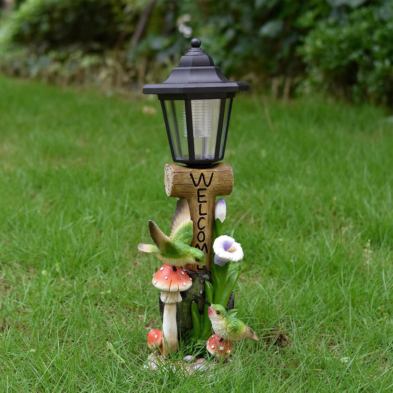정원 조각상 자동 점등/꺼짐 기능이 있는 레진 조각 조 - Outdoor Lighting Uplight 리뷰 및 가격