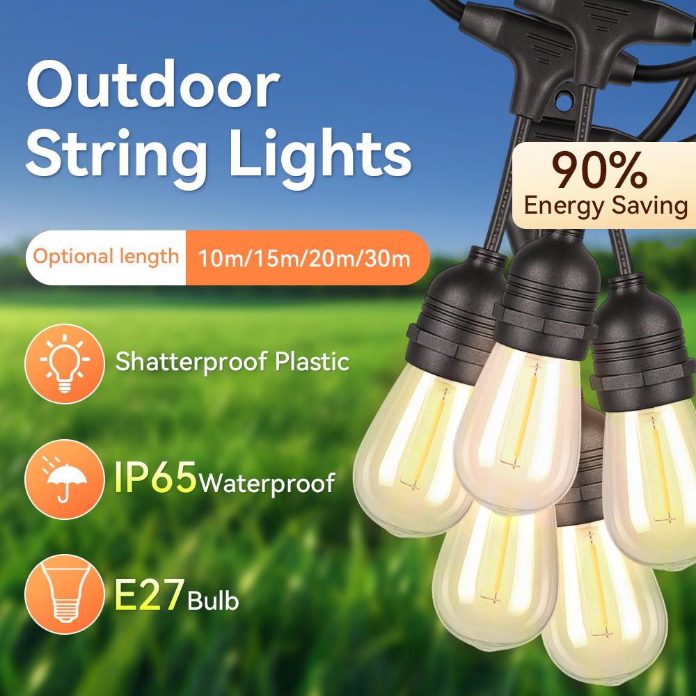 E27 야외 스트링 라이트 LED 전구 영국/미국 플러 - Outdoor Lighting Uk 리뷰 및 가격