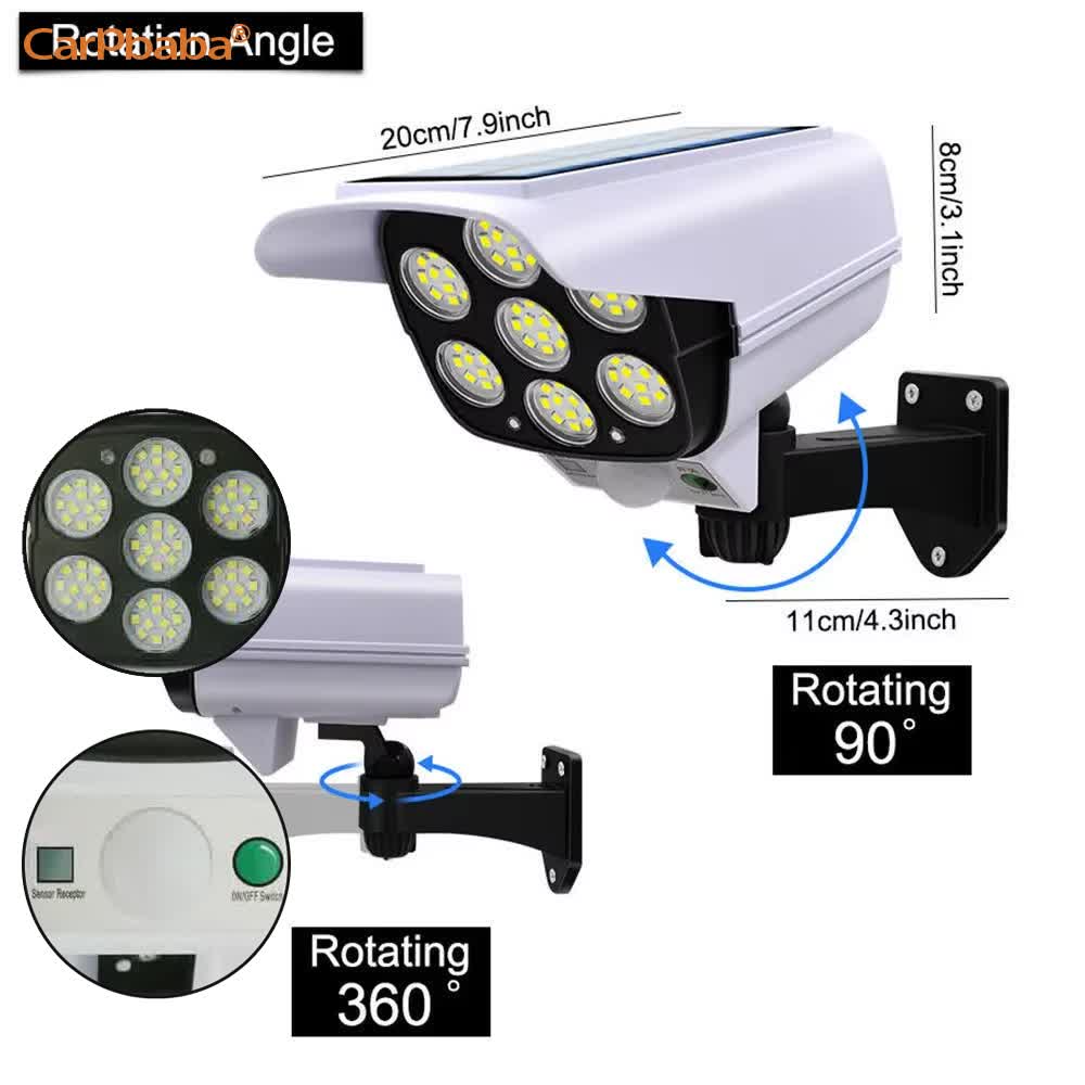 야외 태양광 모션 센서 보안 모형 카메라 무선 투광등  - Outdoor Lighting Motion Sensor 리뷰 및 가격