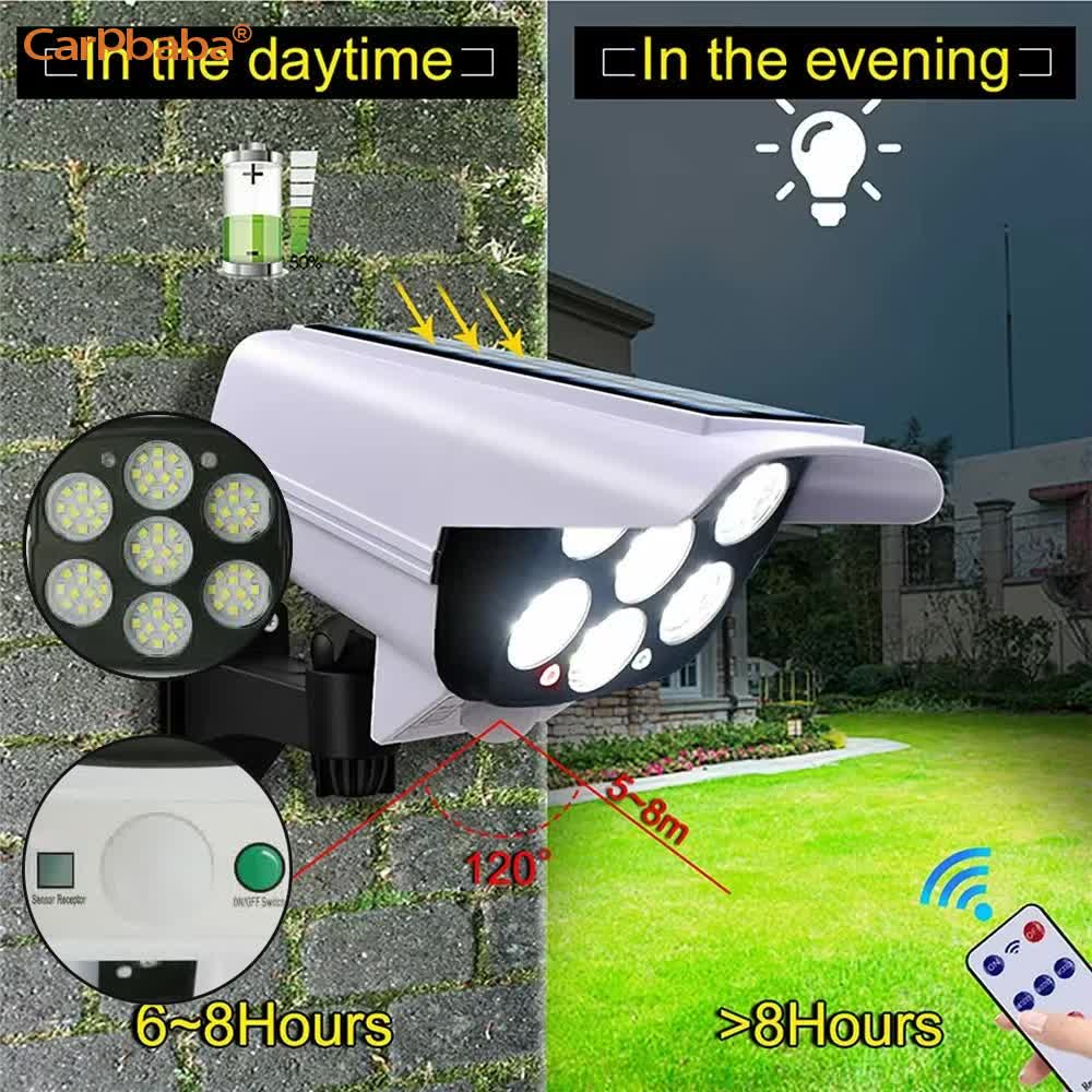야외 태양광 모션 센서 보안 모형 카메라 무선 투광등  - Outdoor Lighting Motion Sensor 리뷰 및 가격