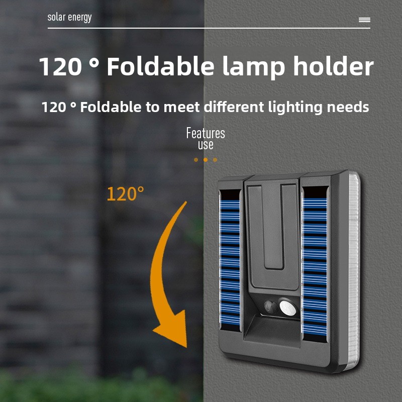 새로운 스마트 야외 접이식 태양 벽 램프 유럽 스타일  - Outdoor Lighting Motion Sensor 리뷰 및 가격