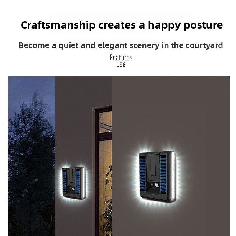 새로운 스마트 야외 접이식 태양 벽 램프 유럽 스타일  - Outdoor Lighting Motion Sensor 리뷰 및 가격